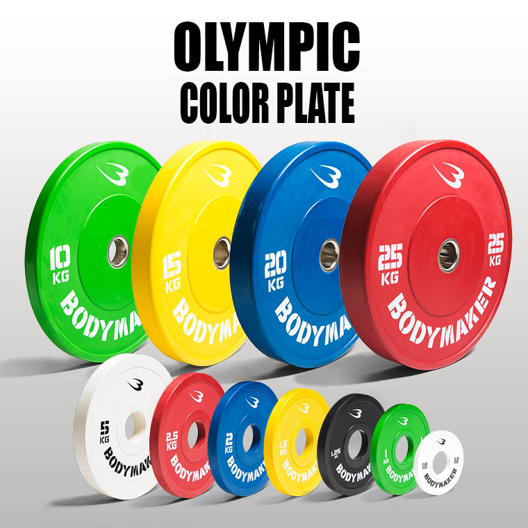 オリンピックプレート　BULL 25kg 赤　日本製　4枚セット(2組分) オリンピックプレート 25KG｜BODYMAKER（ボディメーカー）