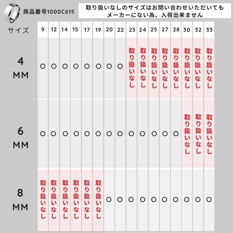 指輪シンプルつや消しBrushed選べるリング幅ステンレスリングメンズレディースペアリングステンレスアクセサリーノンアレルギー