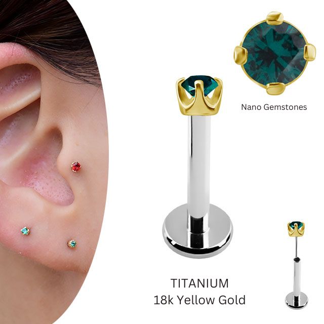 楽天市場】K18 18G 18金 ホワイトゴールド 内径4mm 18K 金属アレルギー