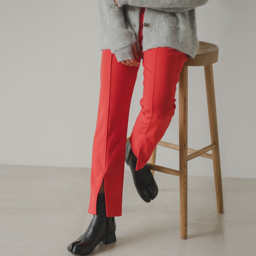 90s METRICS グッドレギュラー レッド パンツ ボトム ストライプ 赤