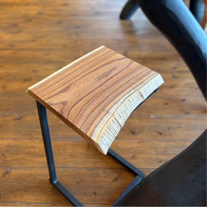 楽天市場】サイドテーブル 木製 アイアン マホガニー材 パソコン