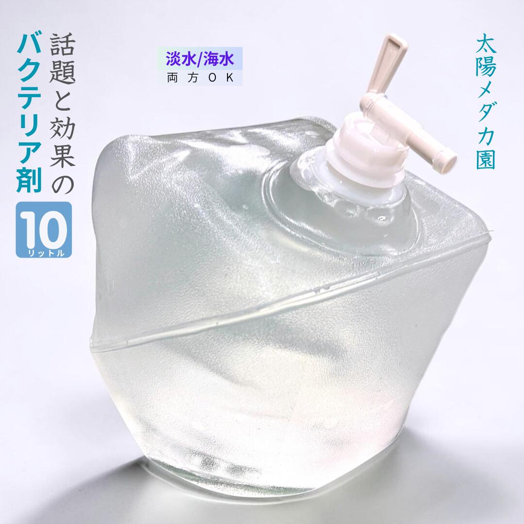 バクテリア 淡水海水両用 メダカ ディスカス チョウチョウオ ヤッコ メダカ 鯉 金魚 川魚 アクアリウム ニゴリ除去 ウォータークリーン 10l 大容量 観賞魚 水質調整剤｜BOLA　店