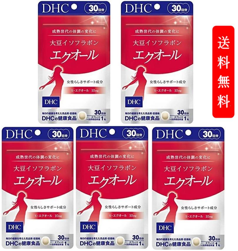 オープニング 5本セット DHC 大豆イソフラボン エクオール 30日分 30粒 dhc サプリメント 女性 サプリ 40代 サポート 食事で不足  イソフラボン 健康 50代 日本製 10mg 健康食品 栄養 レディース 美容 国産 女性用 美容サプリメント www.dexion.com.au