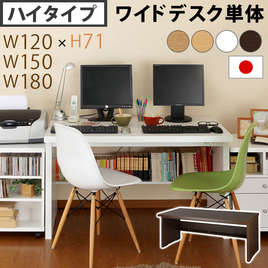 楽天市場】【 法人送料無料 】デスク 幅1300mm ロングデスク 長机