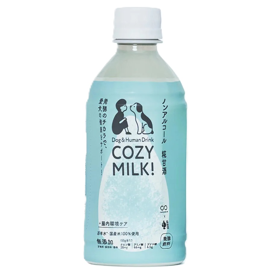 COZY MILK コージーミルク 350g 甘酒 米糀 米麹 米こうじ 糀 醗酵飲み料 ノン気狂い水 ノンカフェイン 飾り気の無い 犬 牛乳 水分付け足し 腸内周囲の状況世話をする 福光屋