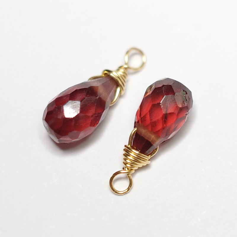 楽天市場】【チャーム】天然石ピアスチャーム22金ワイヤー仕立て1