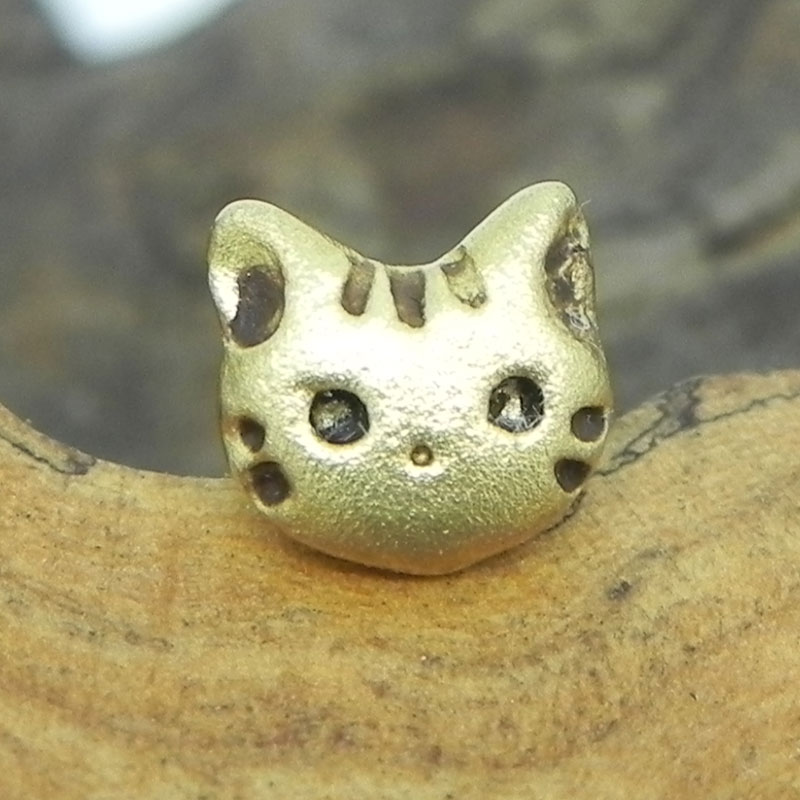 楽天市場】【ピアス】2匹のねこちゃん・Cat猫ピアスK22金属