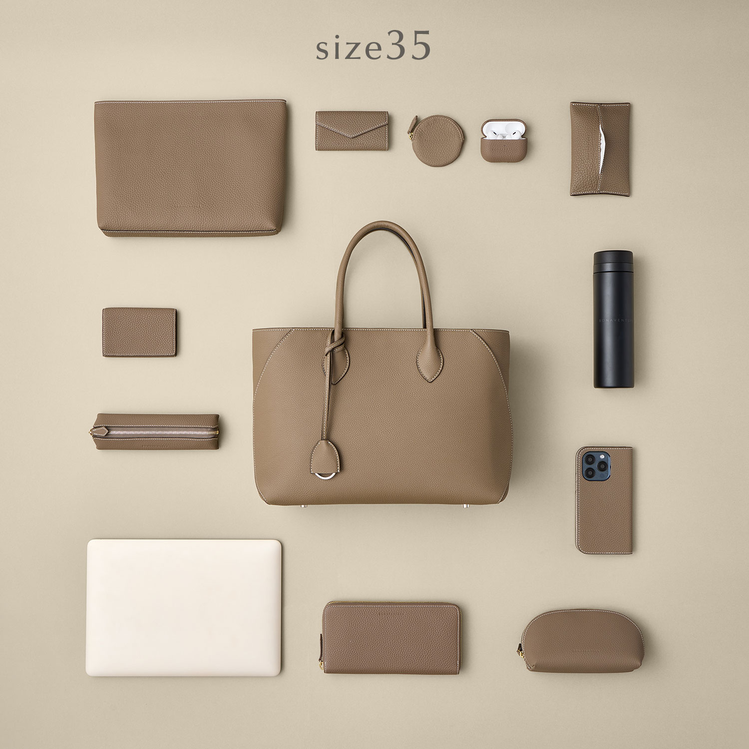 BONAVENTURA公式】 ミア トートバッグ シュリンクレザー レディース