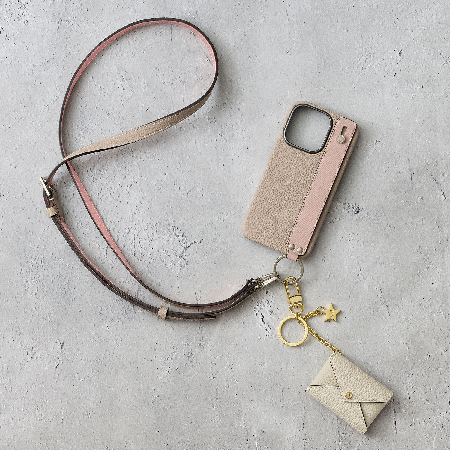 公式】ハンドル付き バックカバーケース シュリンクレザー 本革 レザー