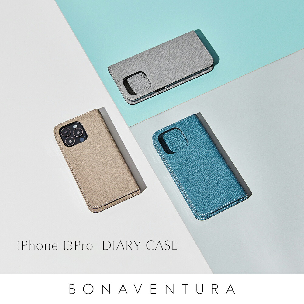 宅配便送料無料 BONAVENTURA ダイアリーケース iPhone13/13Pro