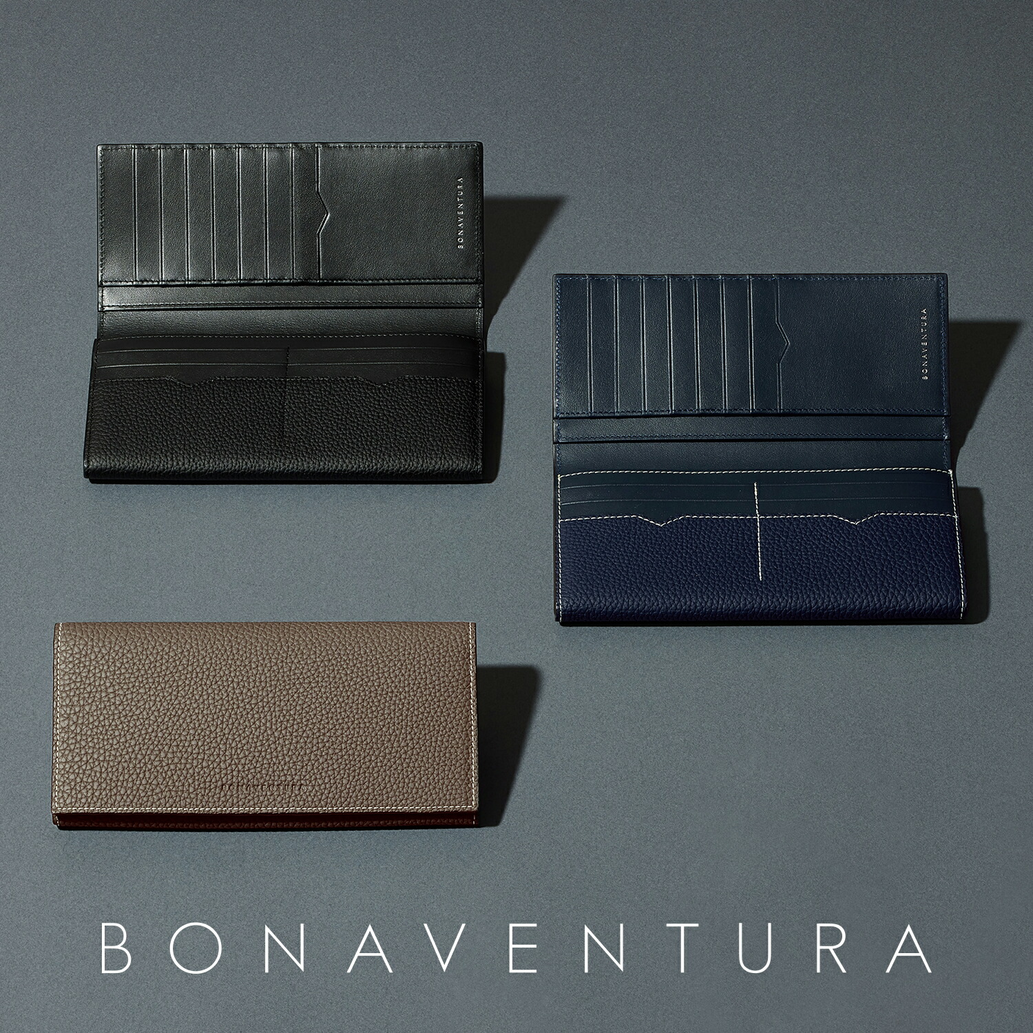 楽天市場】【BONAVENTURA公式】ロングウォレット 二つ折り財布