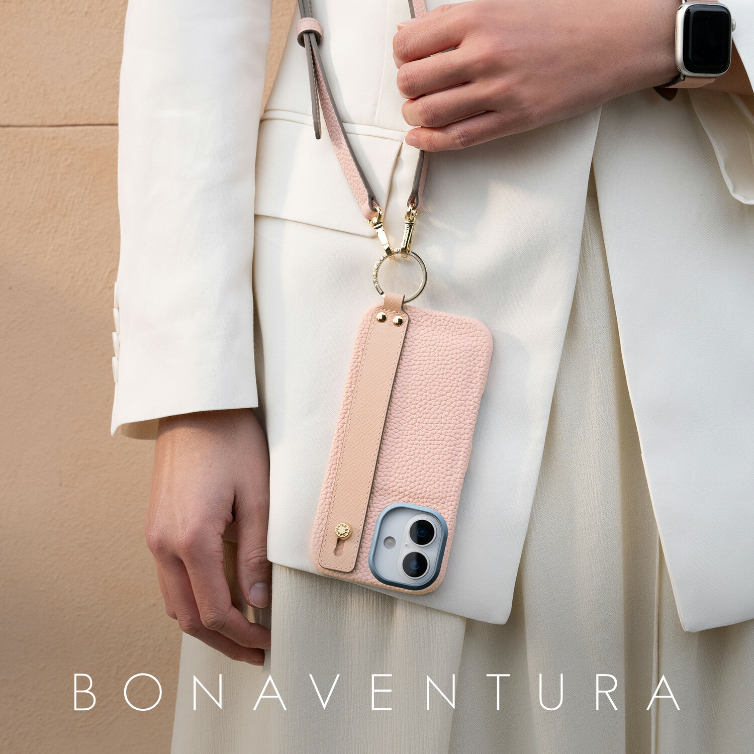 公式】ハンドル付き バックカバーケース シュリンクレザー 本革 レザー