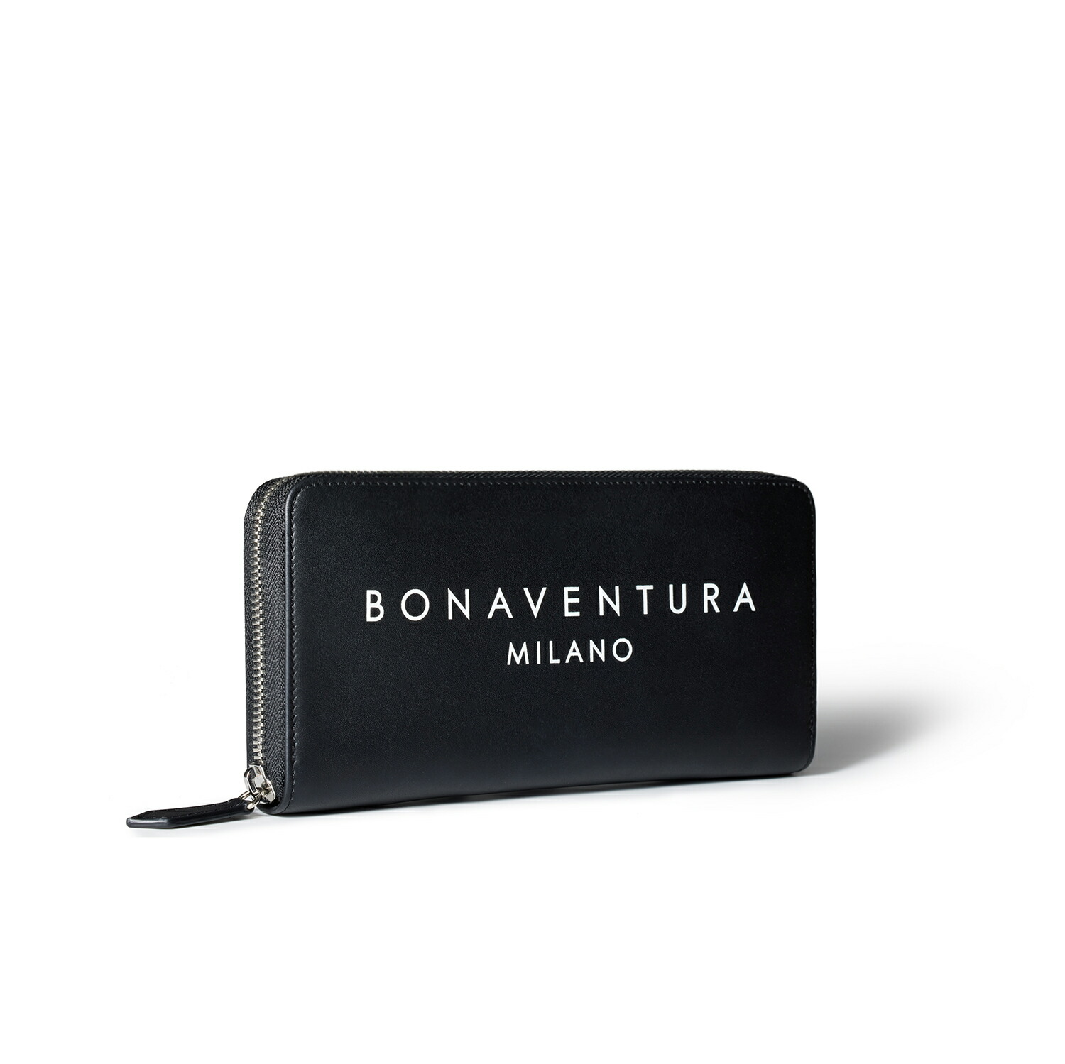 ボナベンチュラ ロングジップ ウォレット スムースレザー ブラック スーパーSALE 65%OFF【BONAVENTURA公式】ロングジップ