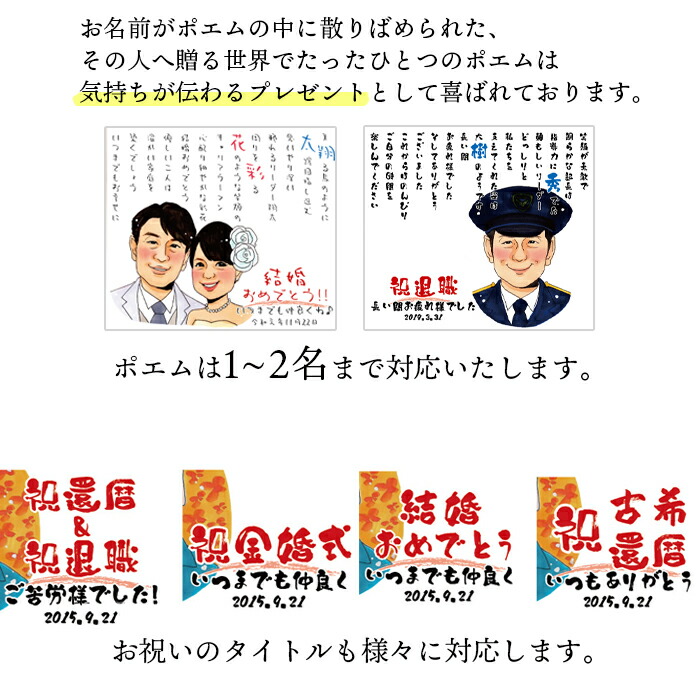 創業者の昼間差上物 還暦祝言 つけ届け 似せ絵図案 御詠 朱色色紙おでこ 似顔絵 還暦祝い 女親 亭主もち 60一年 ネームインポエム 父 名前ポエム 古希 喜寿 米寿のお祝いのプレゼントにもマッチ Acilemat Com