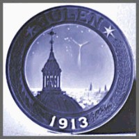 ロイヤルコペンハーゲン[Royal Copenhagen] イヤープレート イヤープレート１９１３年（大正２年）【フレデリック教会の塔】#rchyp1913｜ボンドストリート