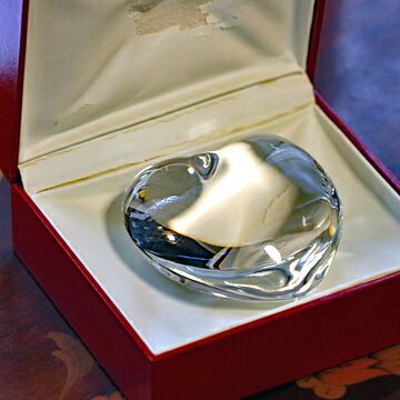 楽天市場】バカラ Baccarat ペーパーウェイト ハート 文鎮