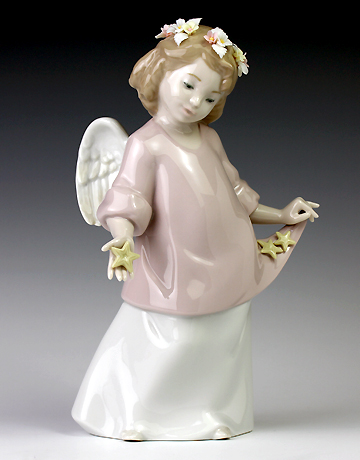 【楽天市場】リヤドロ（Lladro リアドロ 陶器人形 置物） 天使 星の天使#ldr-6924：ボンドストリート
