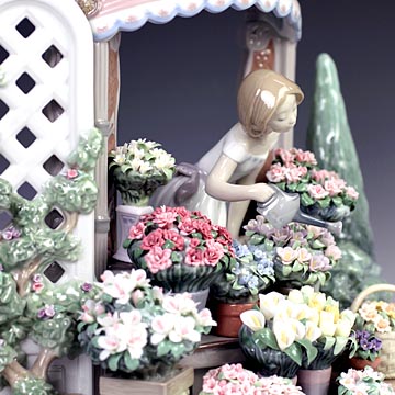 メール便可/取り寄せ リヤドロ（Lladro リアドロ 陶器人形 置物） 花と