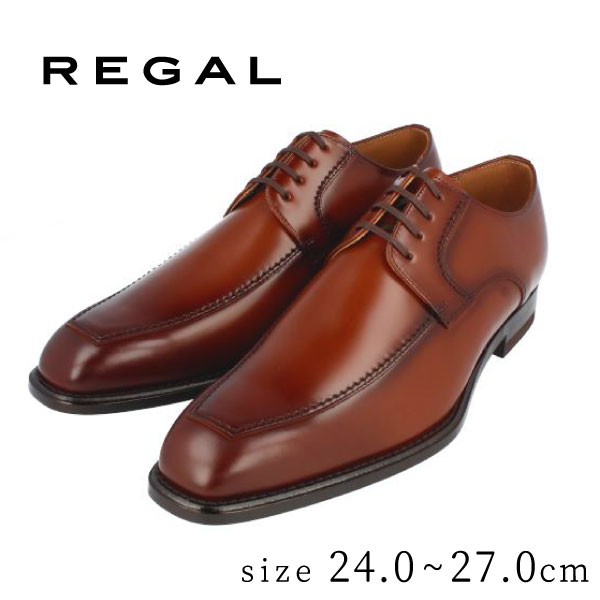 REGAL Regal 124R brown U tip men 