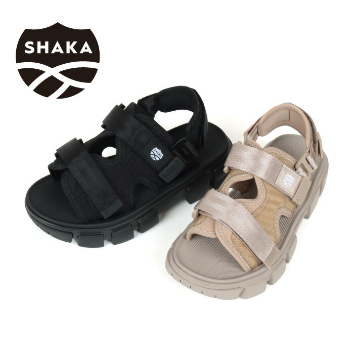 【マラソン特別価格】レディース メンズ シャカ SHAKA SK-185 スポーツ サンダル CHILL OUT SF チルアウト スポサン 2way ユニセックス ベルクロ スライドタイプ 厚底 軽量 旅行 フェス キャンプ カップル
