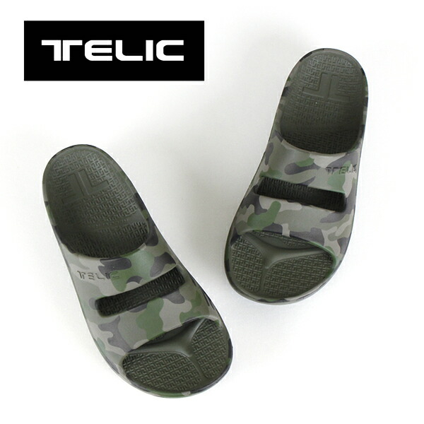 楽天市場 Telic テリック W Strap ダブルストラップ レディース 送料無料 サンダル 厚底 スライドサンダル リカバリーサンダル カーキ カモフラ柄 迷彩柄 スポーツサンダル トレーニング アウトドア 軽量 雲を歩くような履き心地 ｂｏｎｆｕｋａｙａ