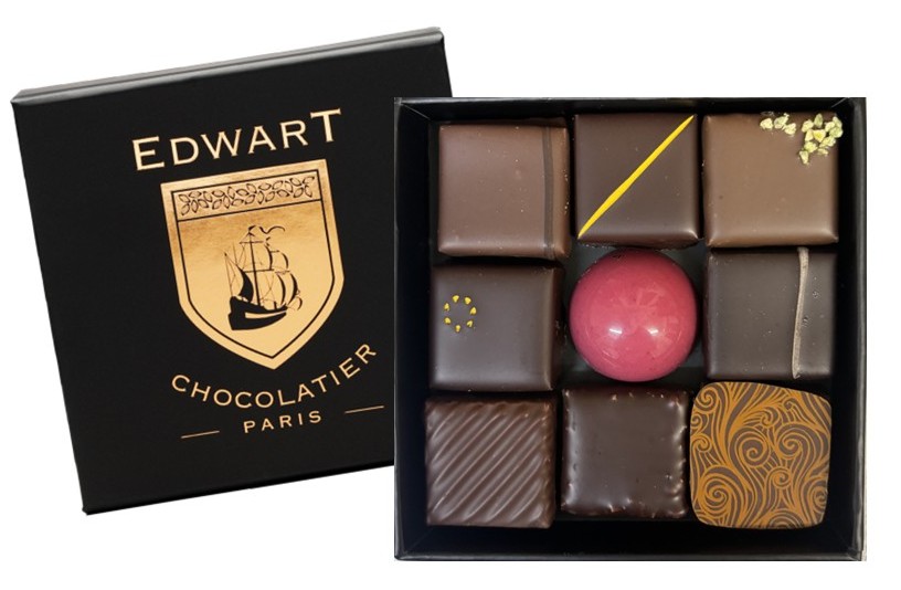 【楽天市場】エドワート EDWART パリ 直輸入 ボンボンショコラ 2026 【9個入り】 フランス直輸入 ボンボン チョコレート フランス ...