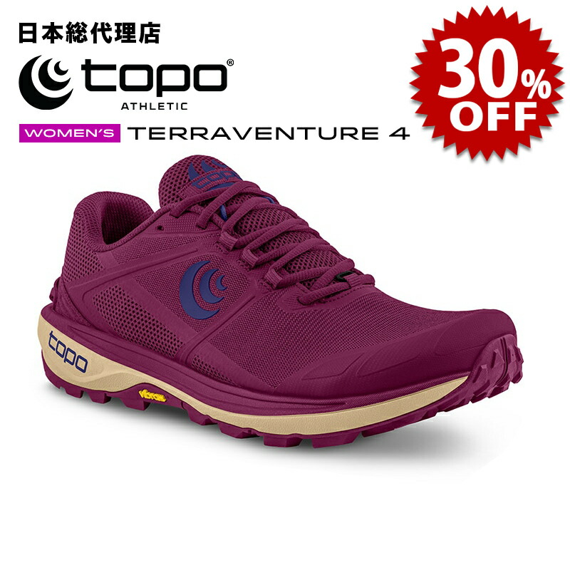 【楽天市場】【セール中/新品】トポアスレチック/Topo Athletic TERRAVENTURE 4（テラベンチャー4）ウィメンズ