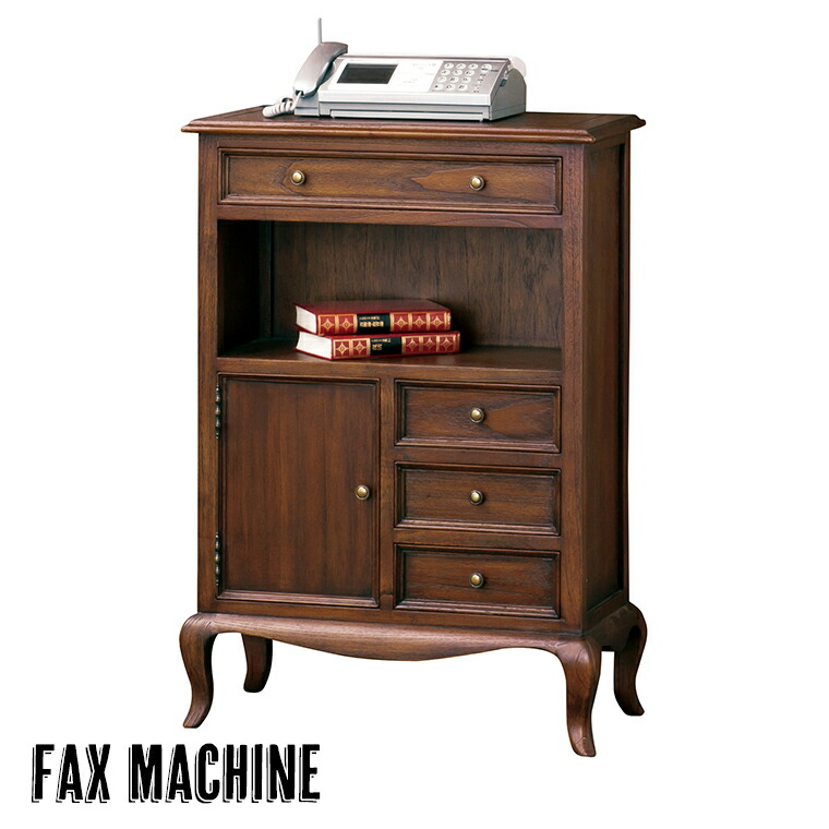 楽天市場】猫脚リビング収納 約幅60cm アンティーク 完成品 電話台