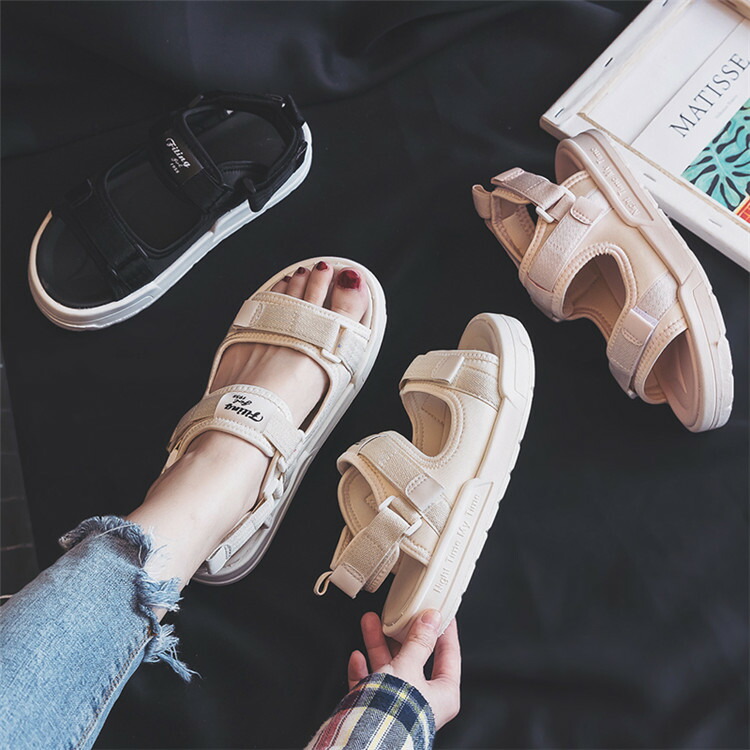 楽天市場 スポーツサンダル レディース 厚底 サンダル スポーツサンダル スリッパ 2way ペタンコサンダル レディースサンダル フラットフォーム シューズ アウトドア インドア サンダル フラットサンダル 225 250mm ボニール