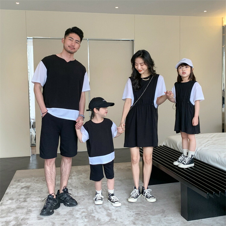 90%OFF!】 親子 ペアルック tシャツ ショートパンツ ワンピース 親子コーデ 親子服 お揃い メンズ レディース ペア 子ども服 親子ペアルック  半袖 姉妹 兄弟 服 家族 出産祝い 記念日 プレゼント qdtek.vn