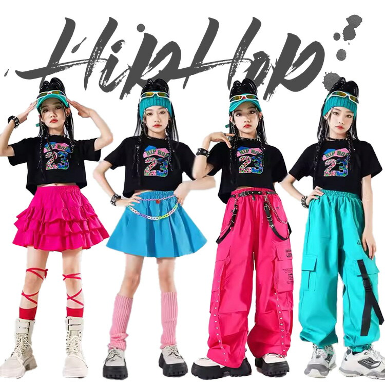 楽天市場】キッズ 女の子 ダンス ヒップアップ ブルー 水色 カーゴ