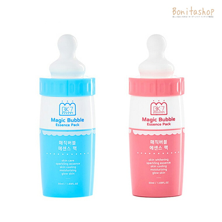 楽天市場 マジックバブルエッセンスパック 正規品 Baker7 50ml Bk7 Magic Bubble Essence Pack ジュイパック 韓国コスメ 炭酸パック 韓国マスクパック 炭酸 エッセンス 美肌 敏感肌 にきび バブルパック モモランドジュイパック マスクパック 化粧品 ソロモン商事