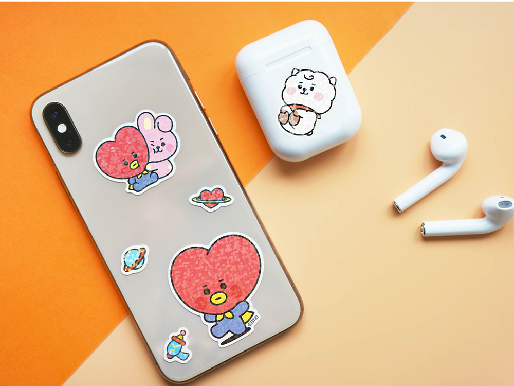 楽天市場 Bt21 公式グッズ Mds Mobile Deco Sticker モバイルステッカー Mds Bonitashop