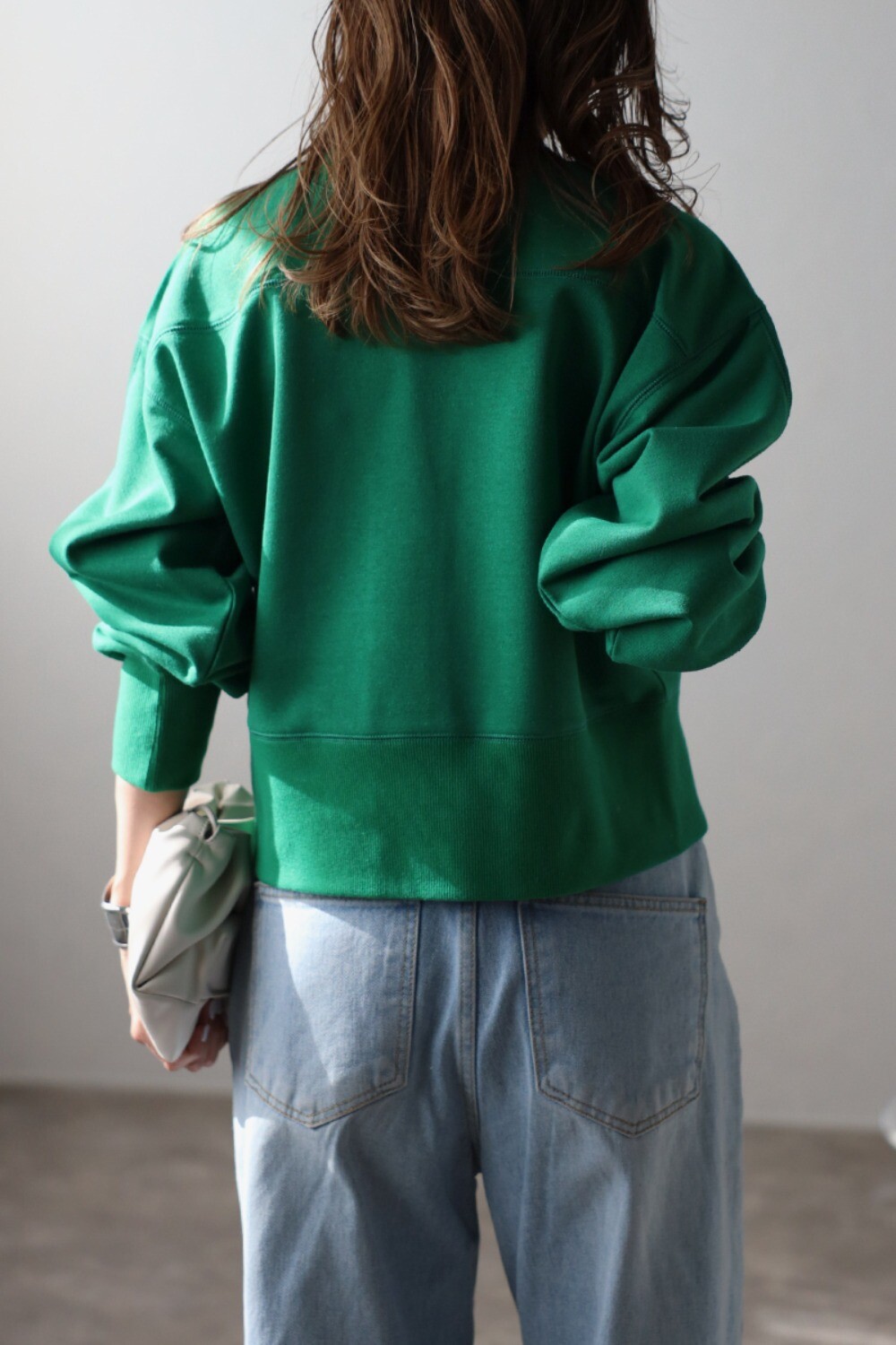 はぴ様 C1553 スナップスウェットカーデ for/c カーディガン 「新色追加」スウェットライクスナップ