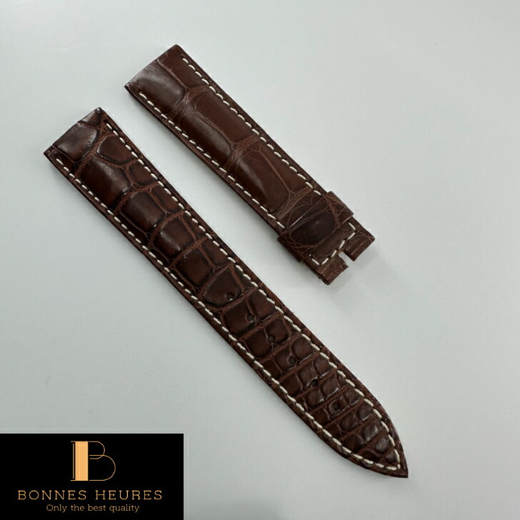 楽天市場】ブレゲ純正革ベルト18-14mmエナメルブラウンClassique他