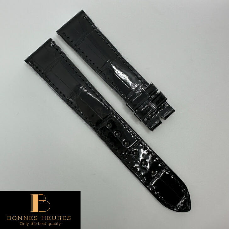 パテックフィリップ　純正　ベルト　ブラック　カラトラバ　黒 楽天市場】パテックフィリップ純正革ベルト19-16mmエナメルブラック