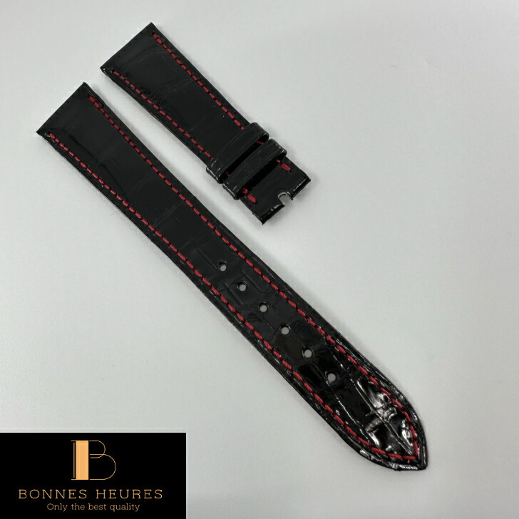 パテックフィリップ　純正　ベルト　ブラック　カラトラバ　黒 楽天市場】パテックフィリップ純正革ベルト19-16mmエナメルブラック