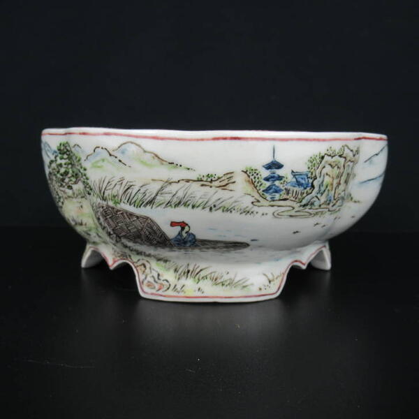 盆栽鉢 梢風  草木瓜 彩画 風景重要人物図 新品 現品 貨物輸送無料 鉢 鉢 余暇活動 一般受け商いもの 癒し 差し上げ物 贈りもの 御祭り