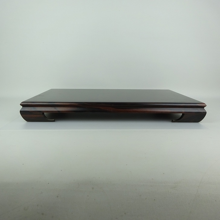 【中古】 花台 卓 長辺 約48cm 飾台 置き物台 花飾 木製 小品卓 盆栽台 観賞用 現品 中古 送料無料｜盆栽はニわ 店
