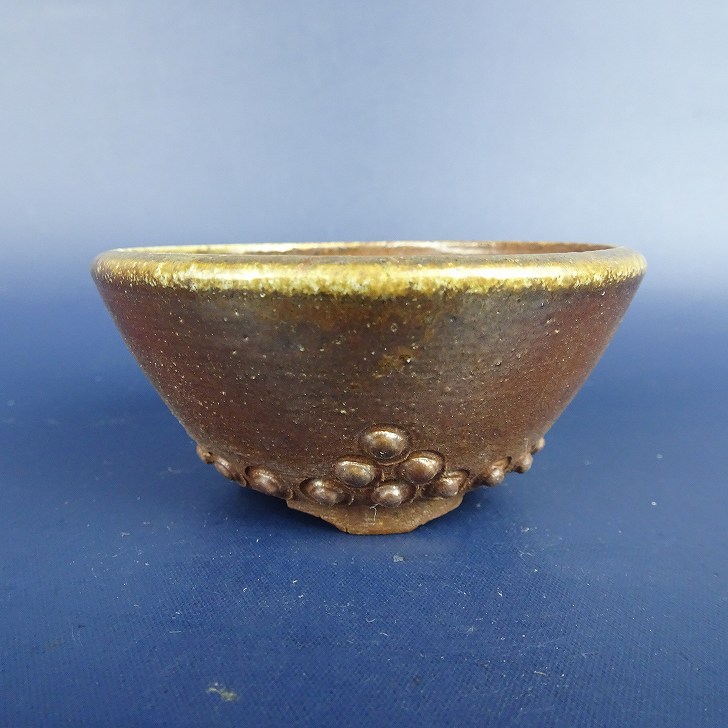虹泉　盆栽鉢　小品　ミニ 楽天市場】【中古】 盆栽鉢 平安虹泉 小鉢 長辺 約 7.4cm 長方鉢
