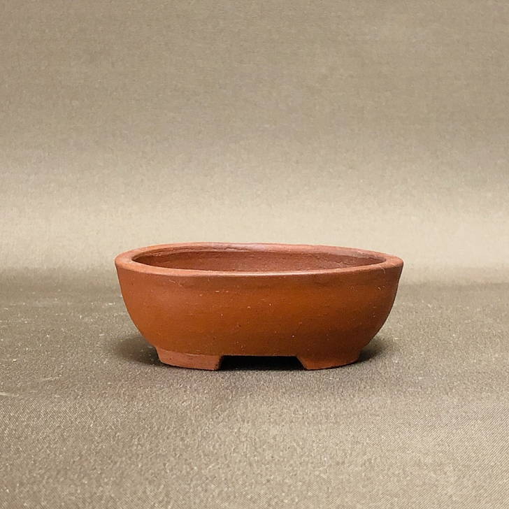 楽天市場】【中古】盆栽鉢 常滑 柴勝 小鉢 長辺 約8.2cm 楕円鉢 泥物