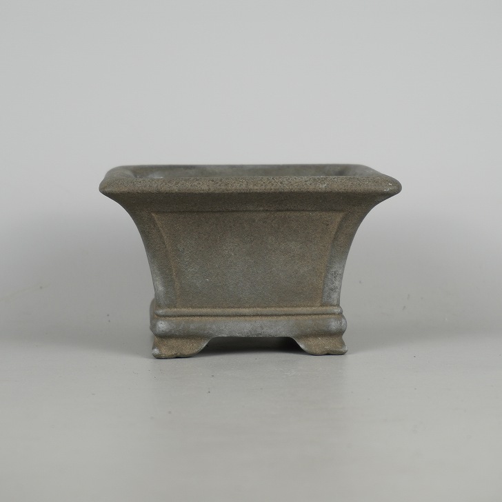 楽天市場】【中古】盆栽鉢 常滑 山秋造 松泉焼 中型 長辺 約 25cm 正方