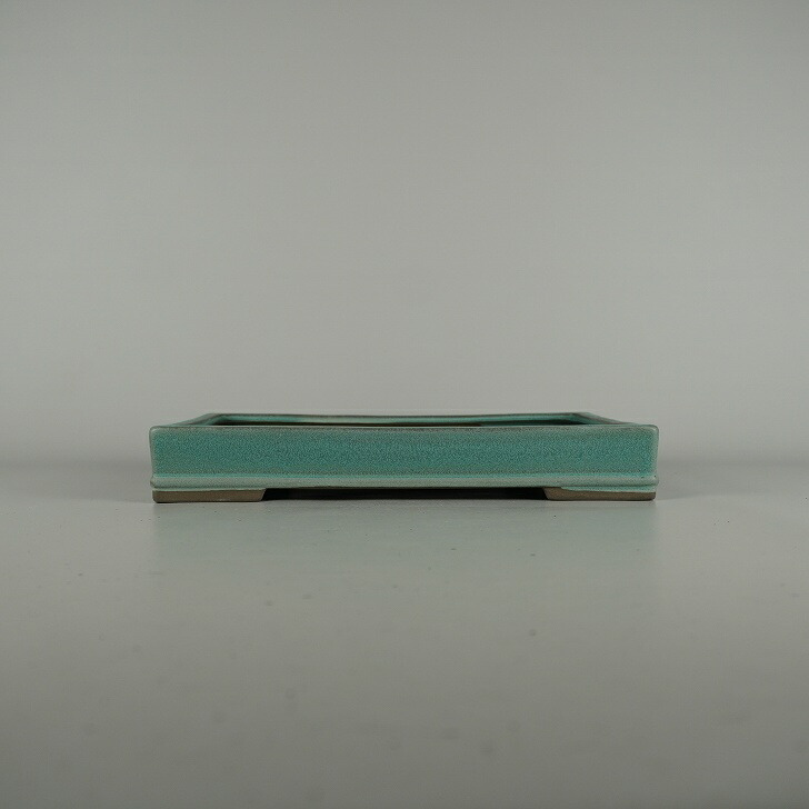 楽天市場】【中古】盆栽鉢 陶翠 中型 長辺 約 25.2cm 剣 木瓜鉢 外縁