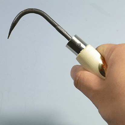 盆栽道具 根捌き 根掻き 1本爪 小 165mm 鋼 NO.56C 盆栽根かき 盆栽根さばき