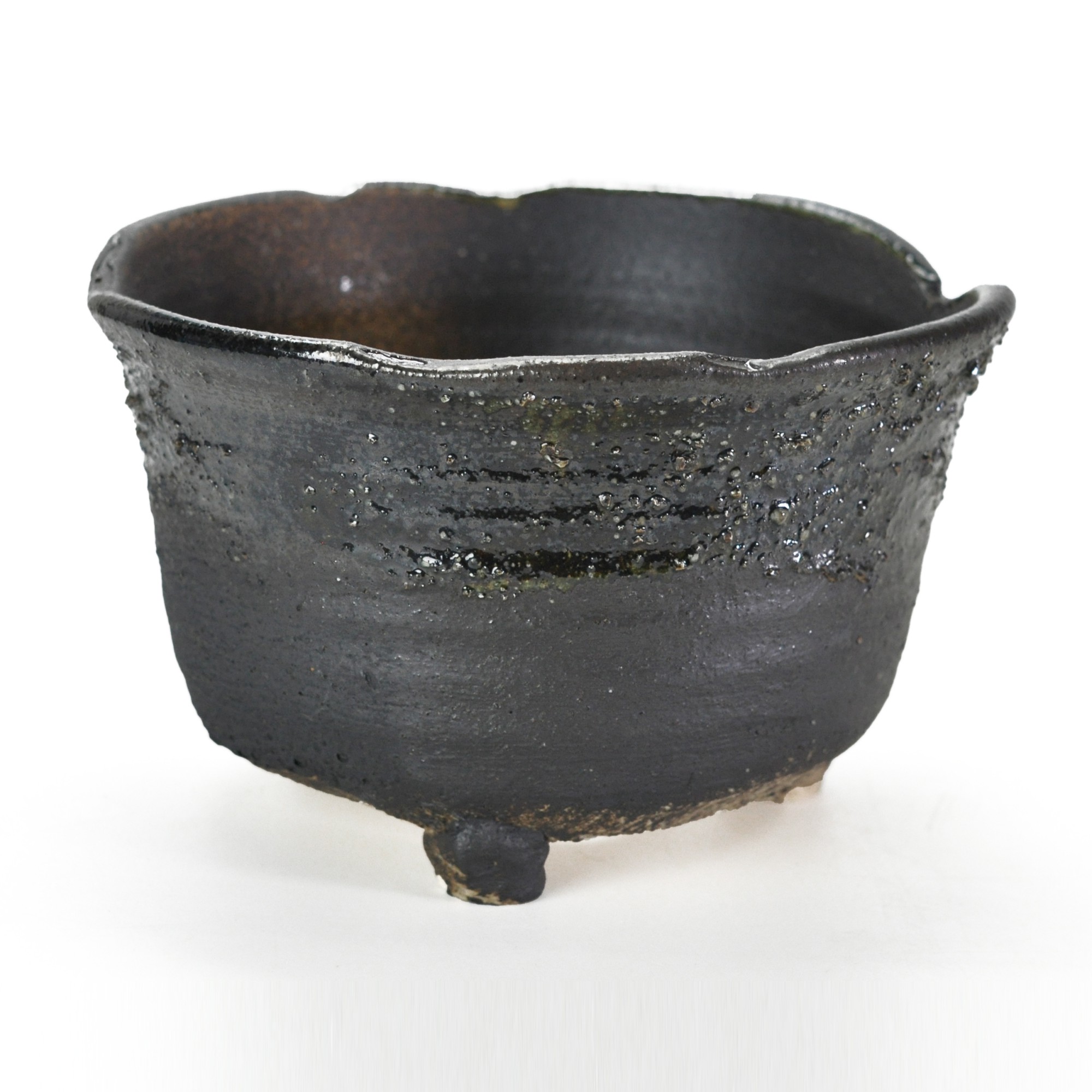 盆栽鉢　華中亭道八　丸深鉢　和鉢　山野草 楽天市場】盆栽鉢 山野草鉢 植木鉢 陶器鉢 信楽焼 丸型深 6号 幅 約