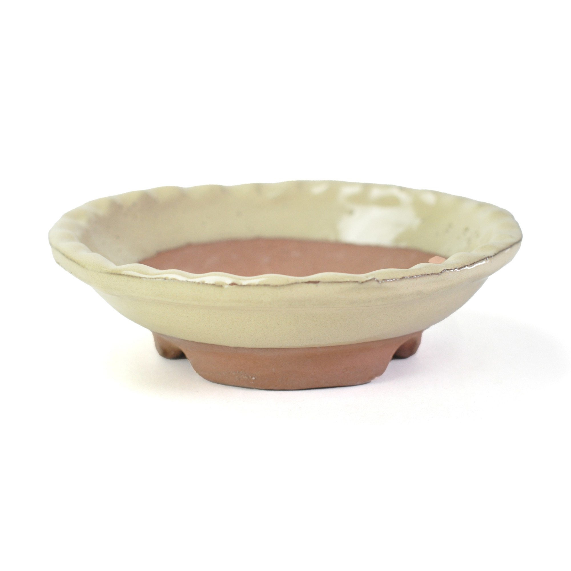 楽天市場】盆栽鉢 九谷焼 色華小紋 4号 幅12.5cm×高さ7.8cm 陶器鉢