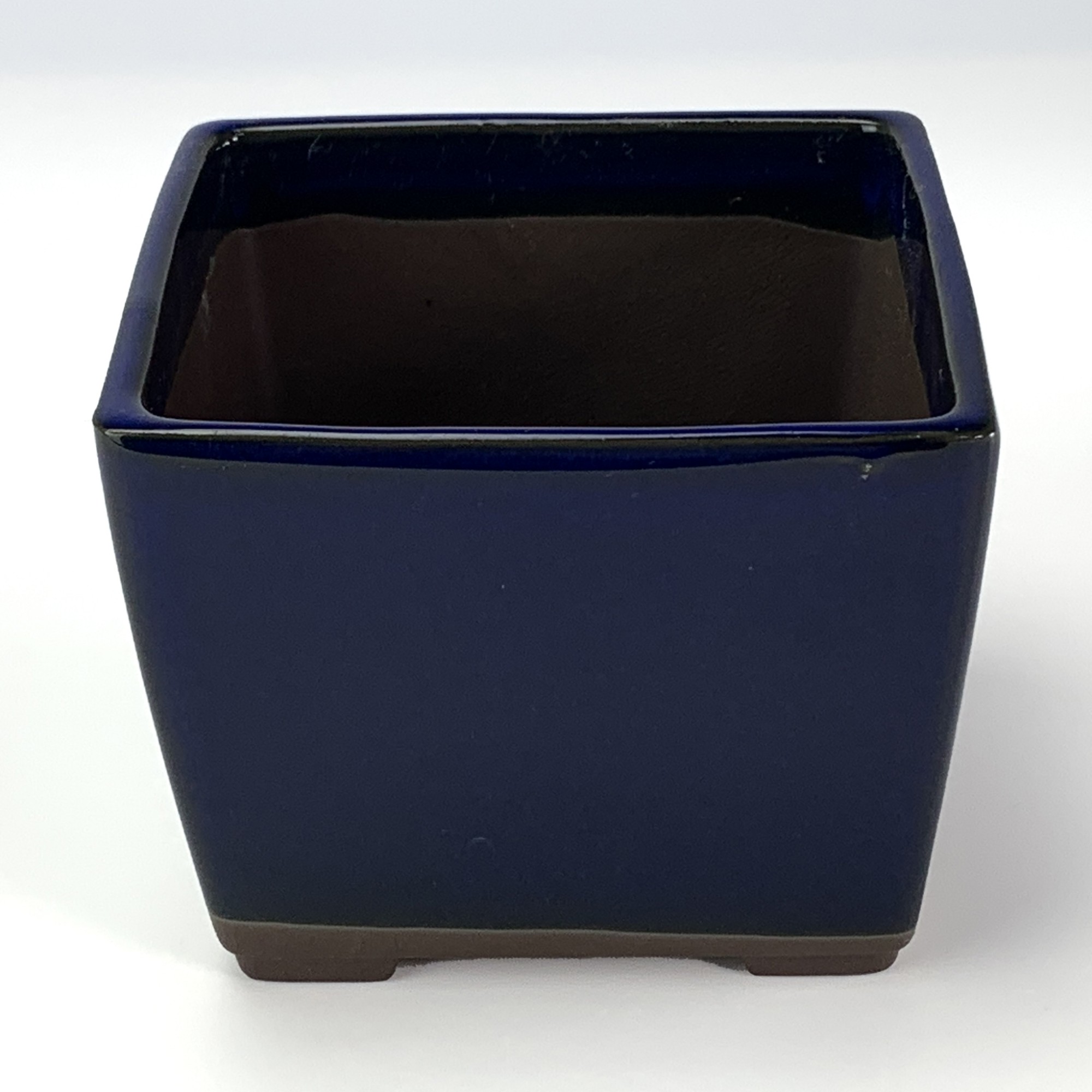 楽天市場】盆栽鉢 植木鉢 【瀬戸焼】生子5号長角切足 和鉢 長方形 長角