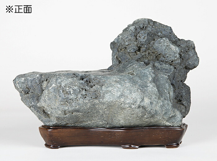 楽天市場】水石 「揖斐川石」 盆石 天然石 すいせき 台座付き 現品限り