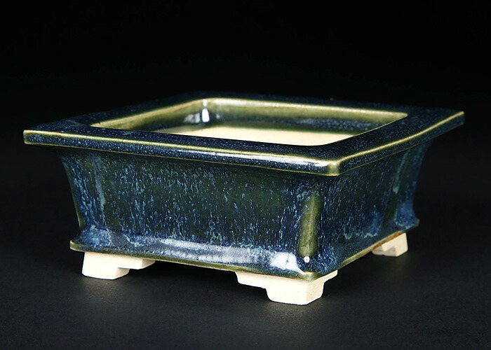 楽天市場】景徳鎮染付正方鉢 : BONSAI 彩都 楽天市場店