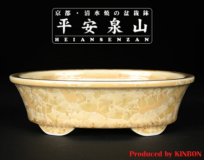 楽天市場】盆栽鉢 植木鉢 「白均釉外縁下紐楕円鉢」 中国鉢 色鉢 陶器